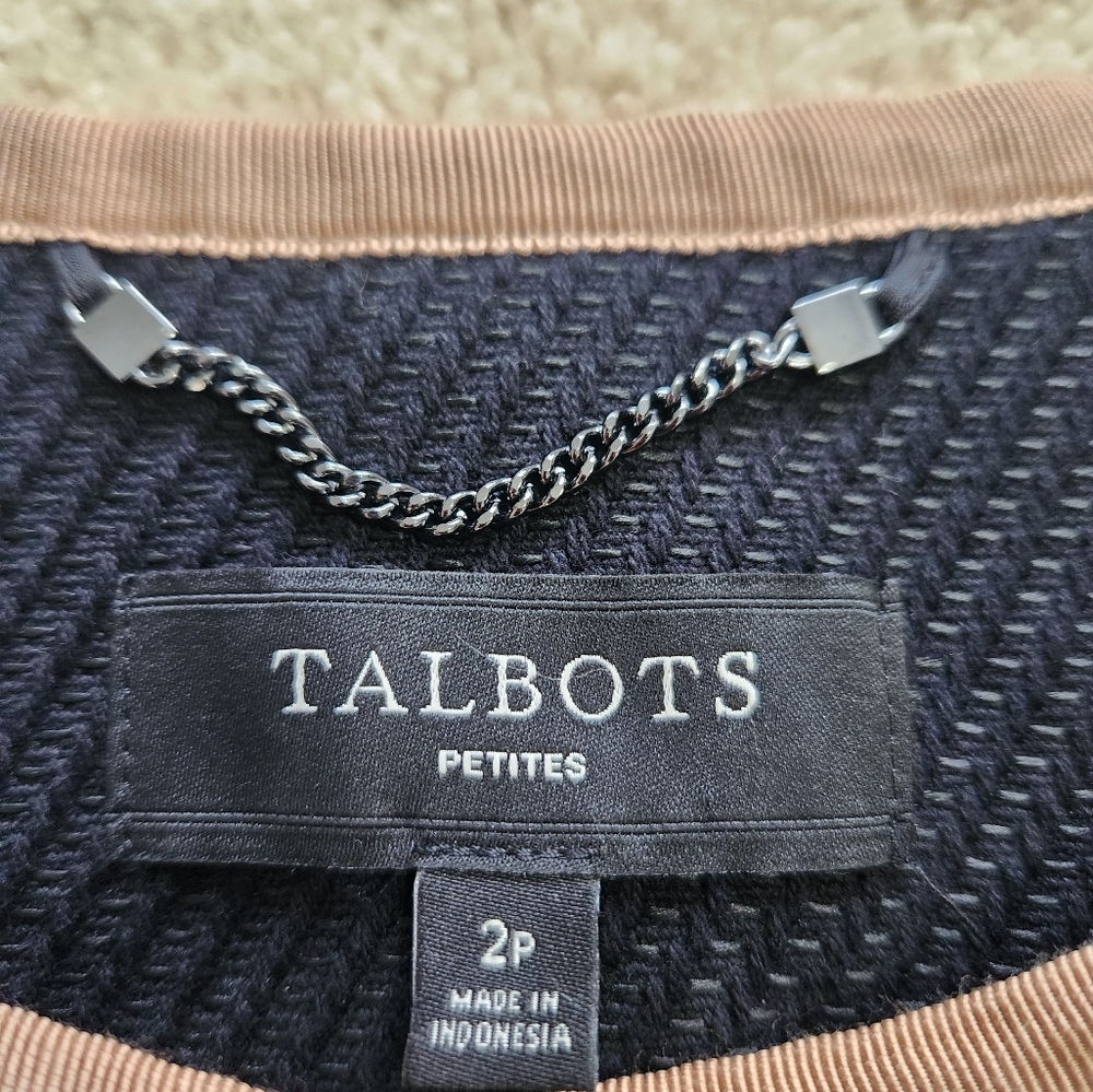 Talbots Stunning Jacket Blazer Snap Button Front … - image 2
